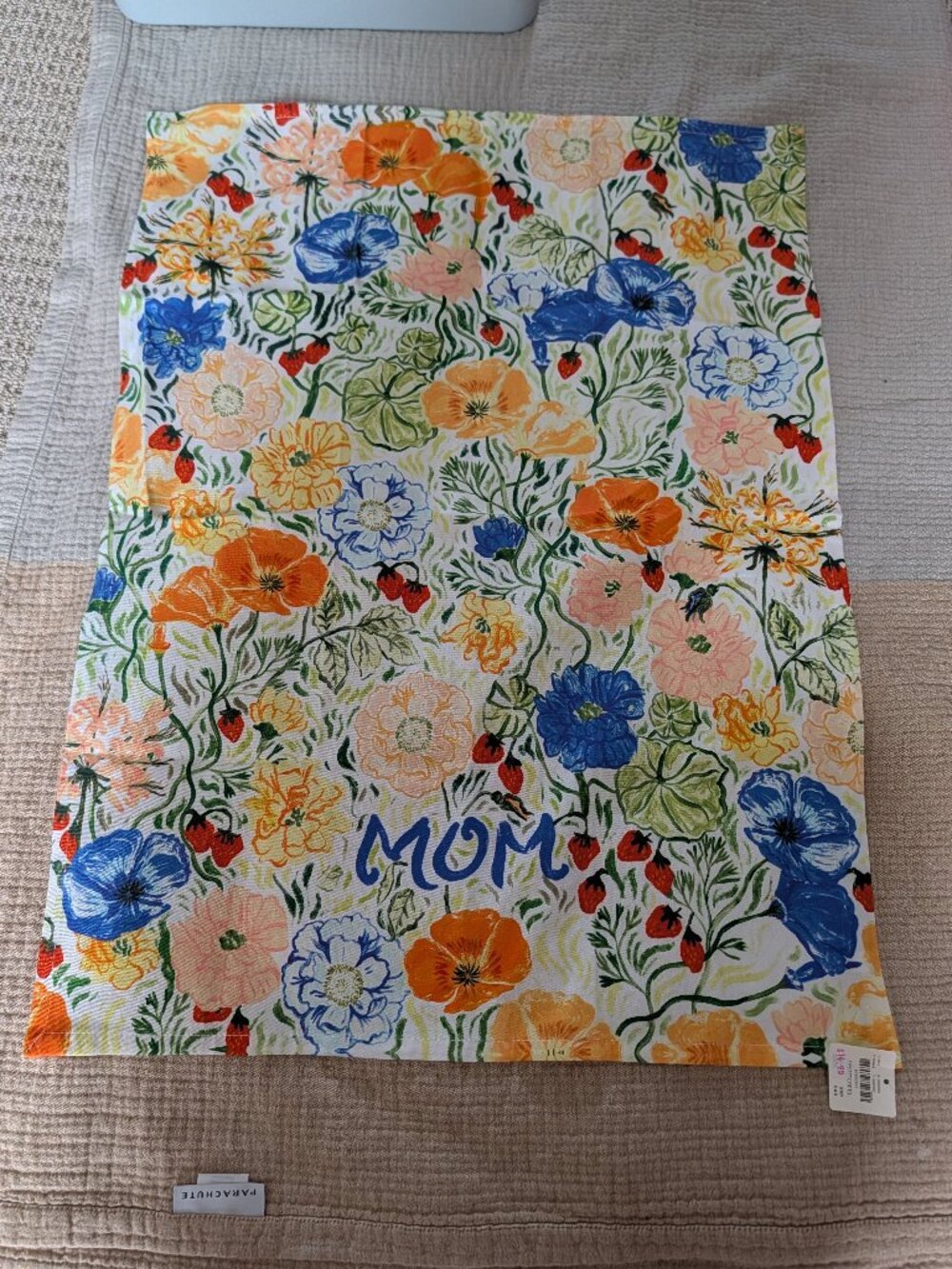 NWT Anthropologie Floral Mom Dish Towel